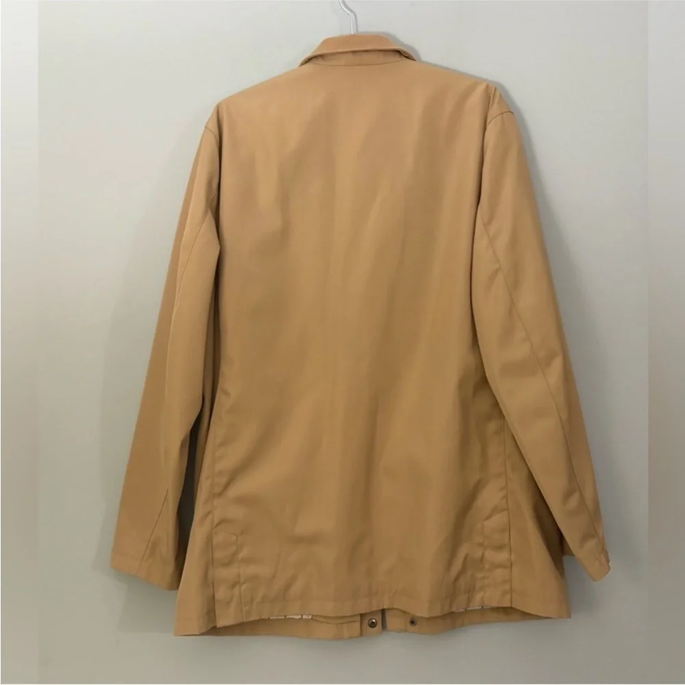 Brooks Brothers 346 Tan Field Jacket Water Repellent Barn Coat XL